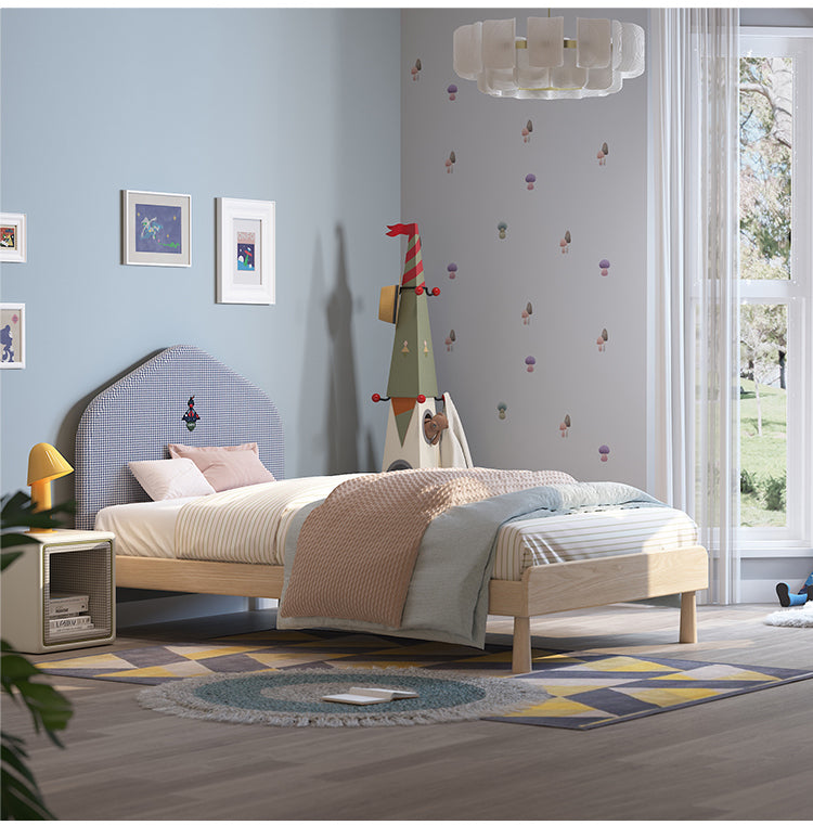 Modern Minimalist Kids' Bedroom with Soft Tones and Playful Details — Children's Furniture & Interior Design