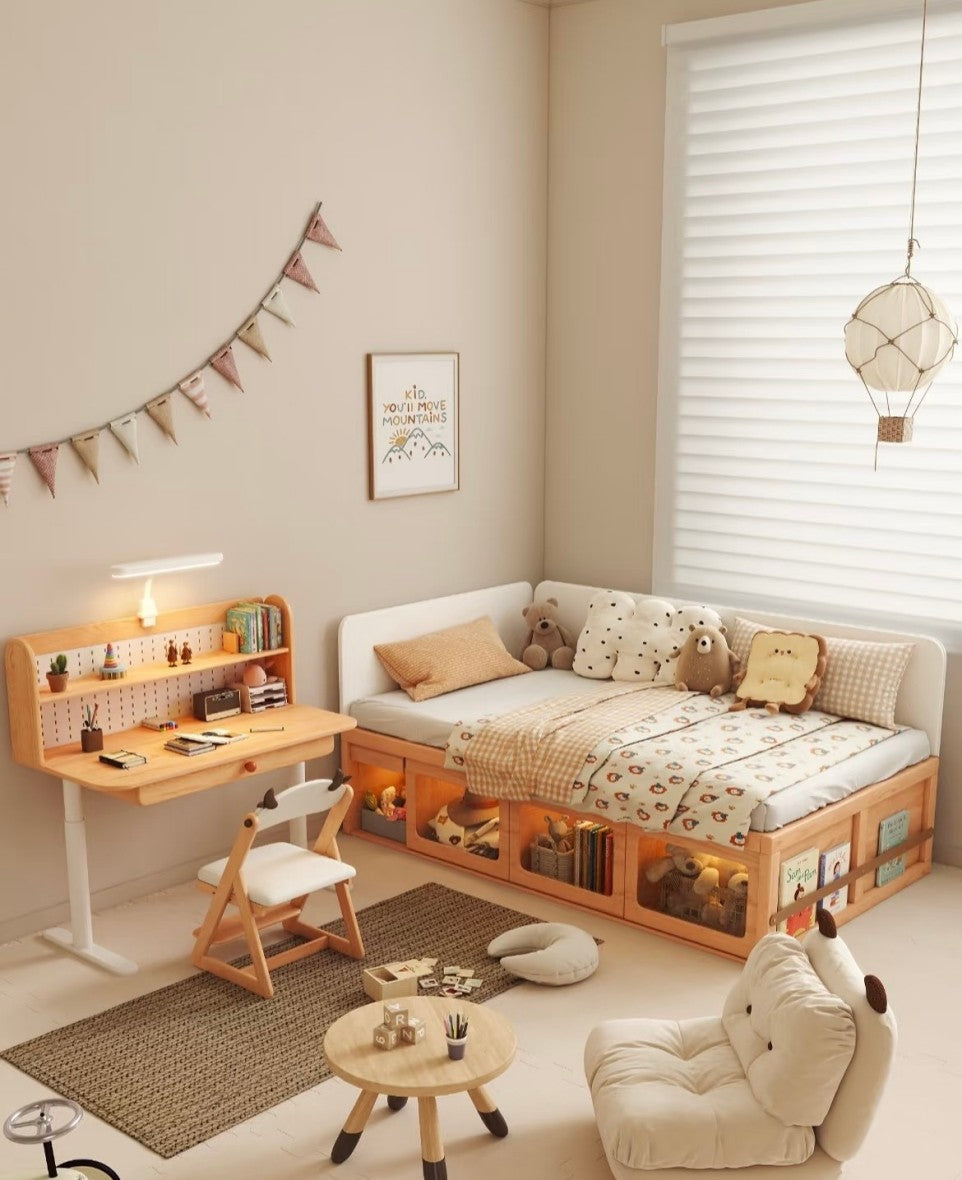 Children’s Bedroom with Storage, Modern Kids Room Design