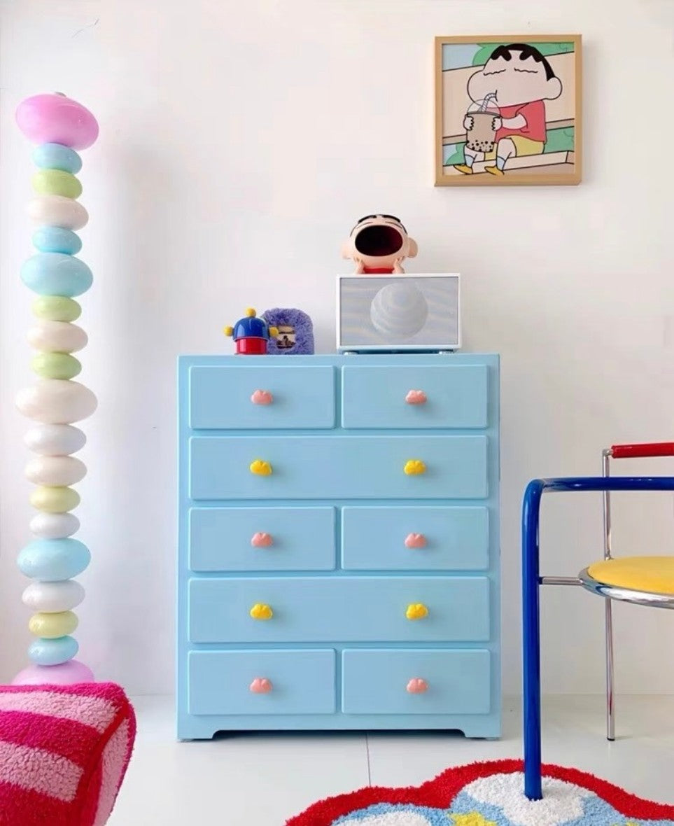 Colorful Kids Drawer Chest – Fun Storage Cabinet for Study Room