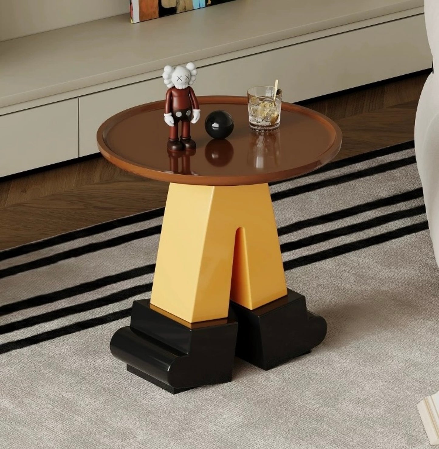 Cartoon Legs Kids Side Table – Playful Modern Accent Table