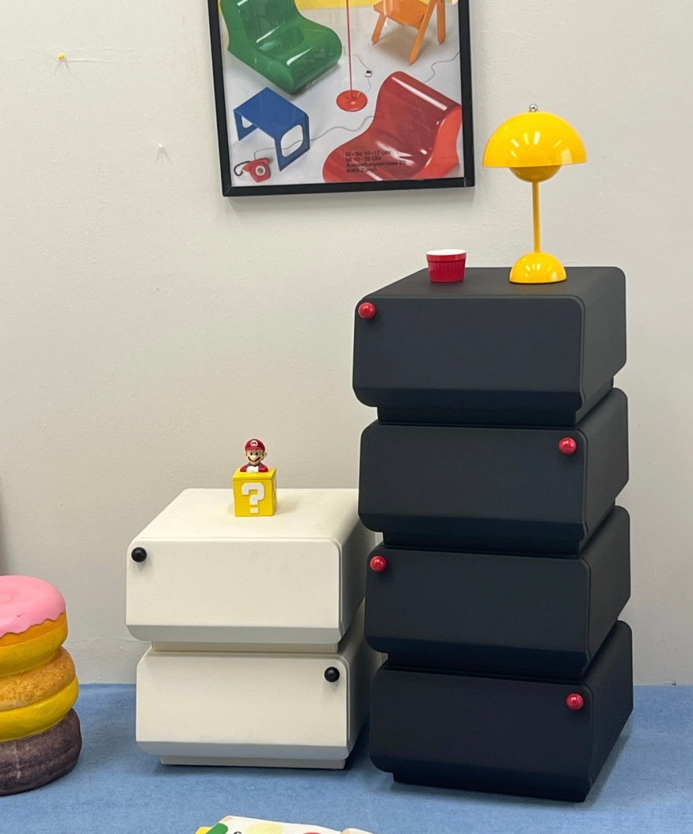 Stackable Minimalist Drawer Cabinet – Modern Kids Room Storage