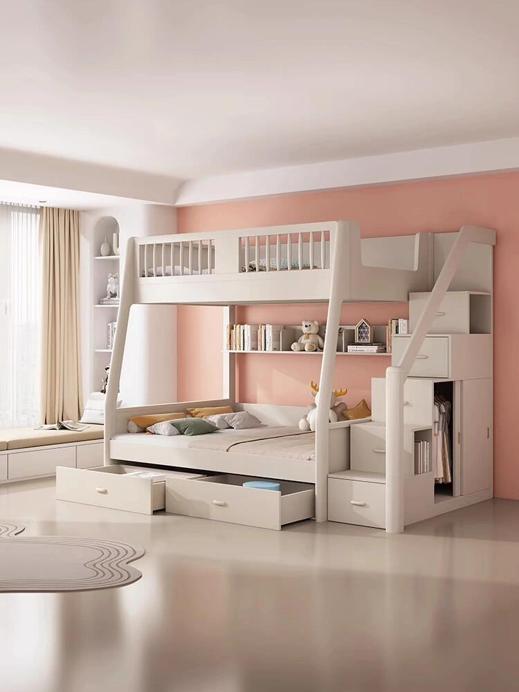 Modern Multi-Functional Bunk Bed with Storage – Space-Saving Kids’ & Teens’ Loft Bed
