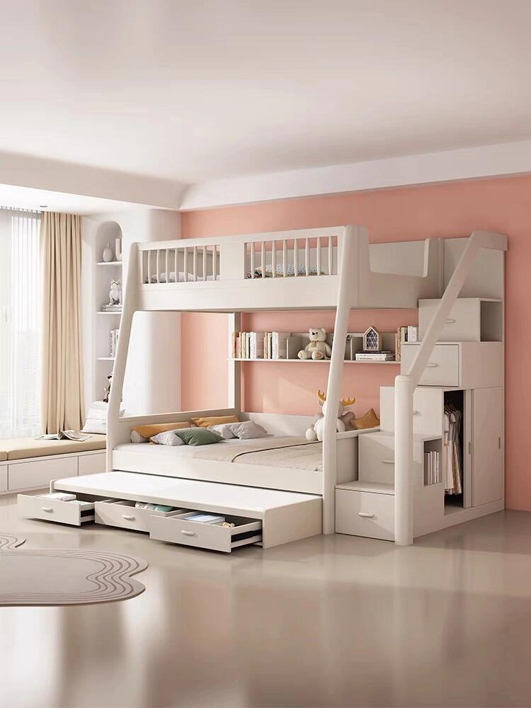 Modern Multi-Functional Bunk Bed with Storage – Space-Saving Kids’ & Teens’ Loft Bed