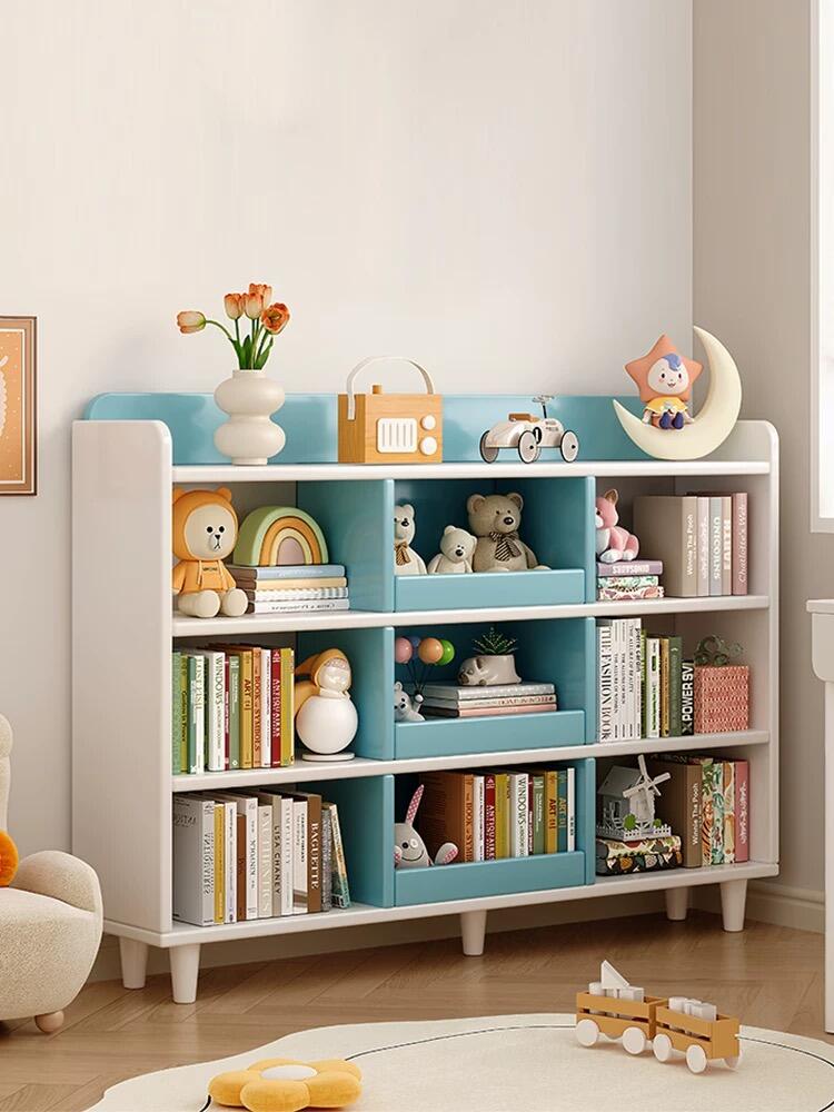 Modern Kids’ Bookshelf with Open Storage – Stylish & Functional Organizer