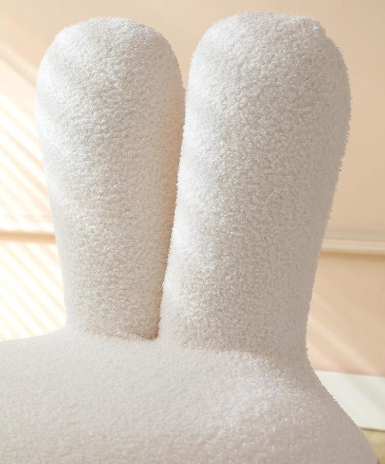 Bunny Ear Upholstered Lounge Chair – Cute Bouclé Accent Chair for Kids & Teens (Seating)