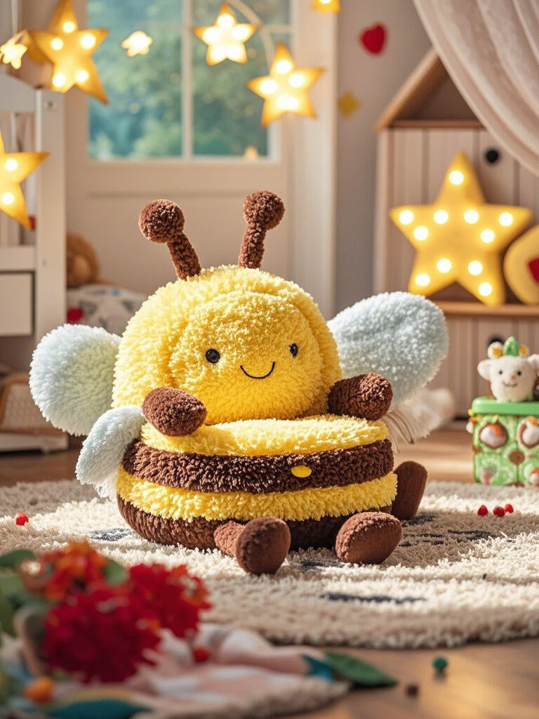 Adorable Bumblebee Plush Chair – Cozy & Fun Kids’ Seating