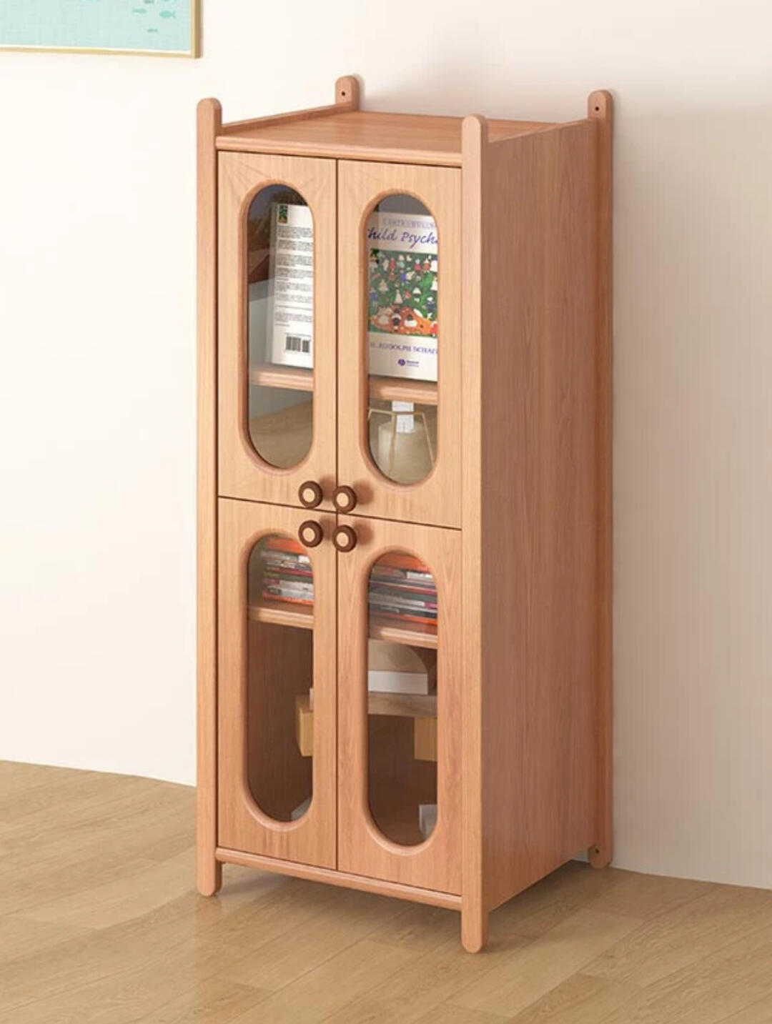 School Bus-Themed Wooden Bookshelf – Fun & Functional Kids’ Storage