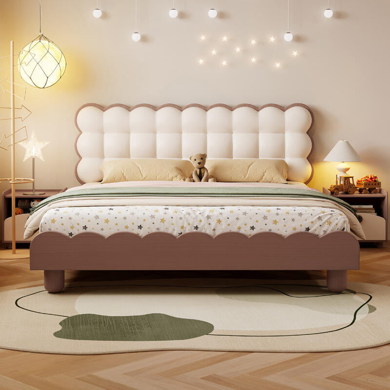 Elegant Cloud-Inspired Bed – Cozy & Stylish Modern Bedroom Furniture