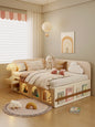 Cozy Dreamland: Whimsical Kids' Bedroom with Soft Pastel Tones — Children's Furniture & Interior Design