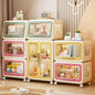 Stackable Modular Storage Cabinets – Pastel Kids Organizer with Doors