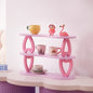 Pink Heart-Shaped Display Shelf – Modern Decorative Organizer