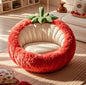 Plush Strawberry Round Chair – Cozy Fruit-Inspired Playroom Seating