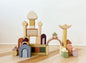Montessori Wooden Building Blocks Set, Educational Stacking Toys for Kids