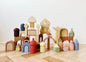 Colorful Wooden Building Blocks | Montessori Educational Toys for Kids