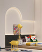 Cute Animal Floor Lamp for Kids | Modern Yellow Cartoon Standing Light
