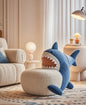 Shark Plush Armchair – Fun Blue Animal Seat for Kids