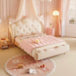 Princess Style Kids Bed – Pink Upholstered Fairy Tale Bed