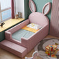 Pink Bunny Ears Toddler Bed – Cute Upholstered Kids Bed Frame