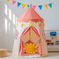 Pink Princess Castle Play Tent – Kids Indoor Fairy Tale Tent
