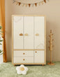 Cloud Handle Kids Wardrobe – Modern Wooden Clothes Cabinet