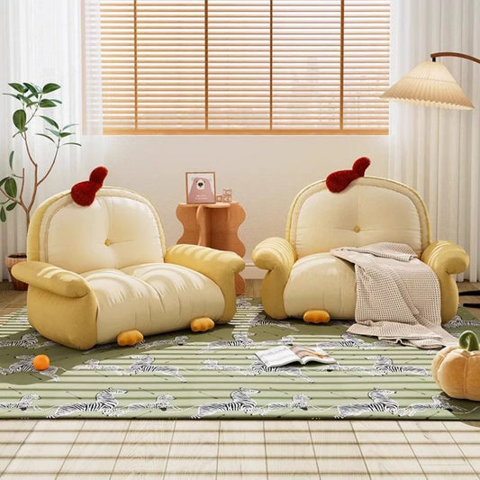 Bread Slice Kids Sofa Chair – Plush Cartoon Lounge Seat