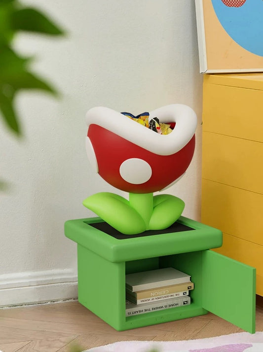 Cartoon Plant Storage Box – Fun Flower Snack Organizer for Kids