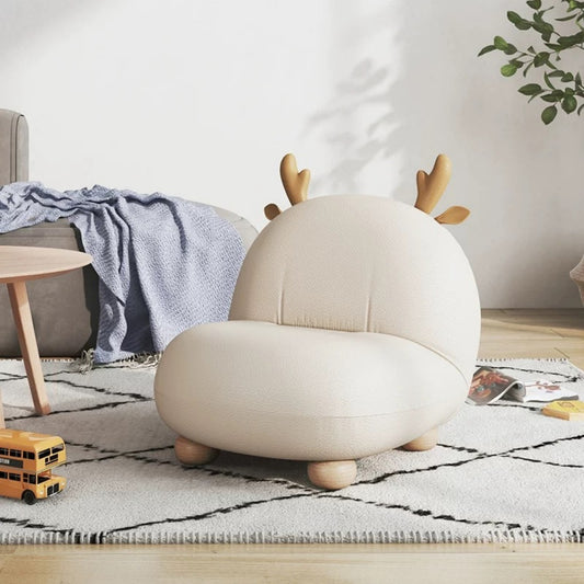 Deer Antler Kids Lounge Chair – Cute Animal Accent Seat