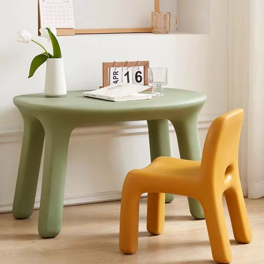 Modern Plastic Kids Table and Chair Set – Colorful Toddler Furniture