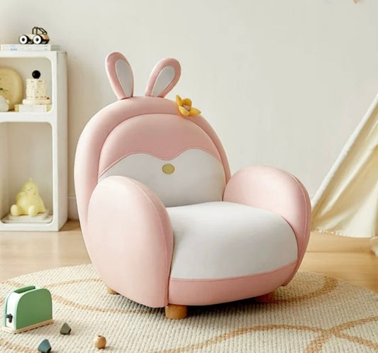 Pink Bunny Kids Armchair – Cute Animal Lounge Chair for Girls