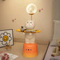 Cat Moon Night Light Tray – Cute Bedside Table Lamp with Storage