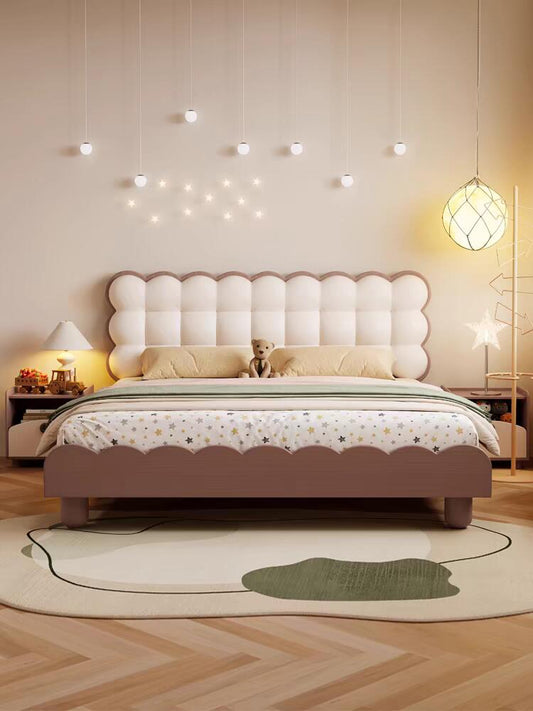 Elegant Cloud-Inspired Bed – Cozy & Stylish Modern Bedroom Furniture