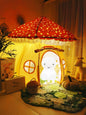 Mushroom House Play Tent for Kids – Cozy Indoor Tent with Fairy Lights & Magical Forest Design