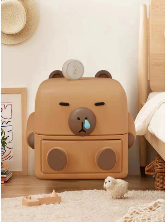 Adorable Bear-Themed Storage Cabinet – Cute & Functional Kids' Organizer