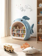 Cute Whale-Shaped Bookshelf – Fun & Functional Kids' Storage