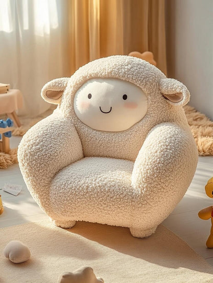 Adorable Bean Bag Boucle Chair – Cozy & Soft Kids Lounge Seat