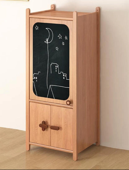 School Bus-Themed Wooden Bookshelf – Fun & Functional Kids’ Storage