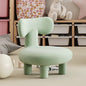 Mint Green Modern Kids Chair – Unique Plush Reading Seat