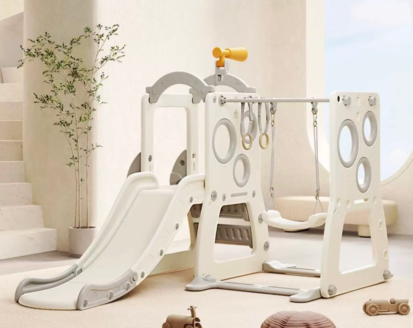 Indoor Playground Slide and Swing Set – Kids Activity Gym